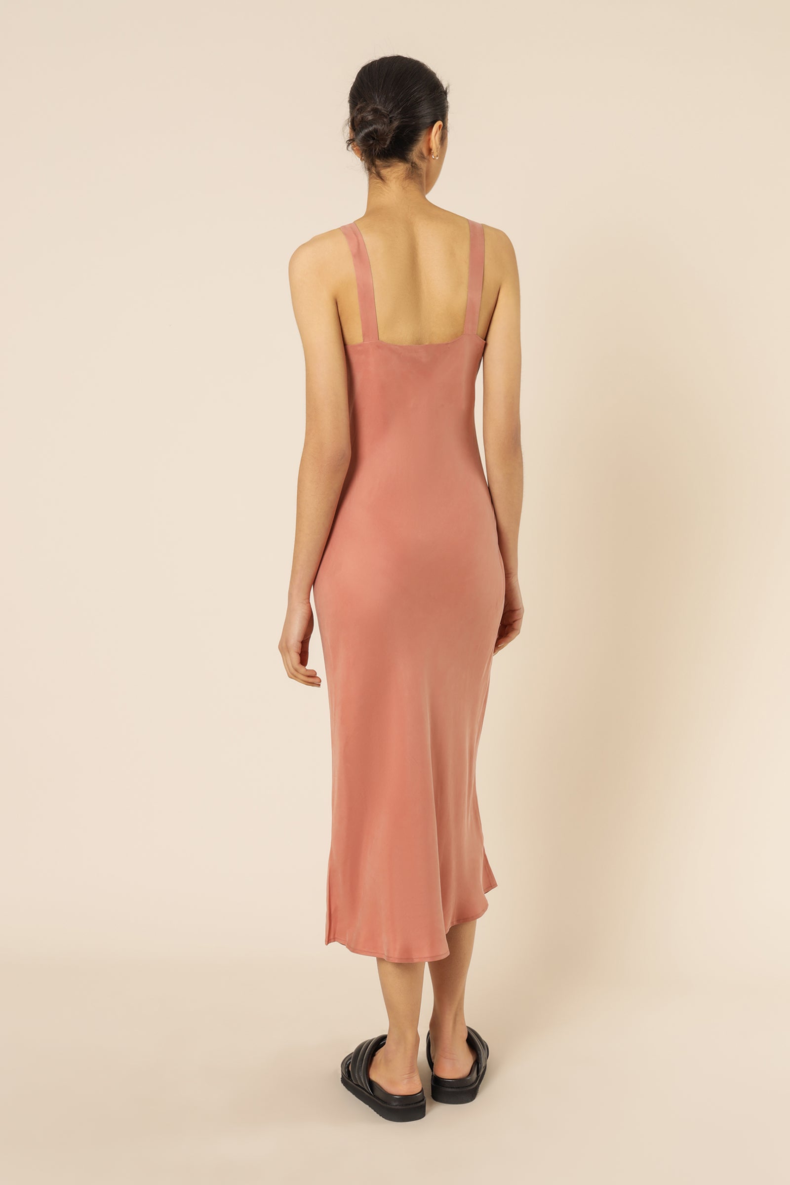 Nude Lucy Esme Cupro Slip Dress Henna Dress 