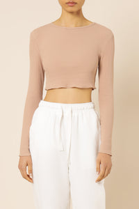 Nude Lucy cameron waffle long sleeve tee desert tees