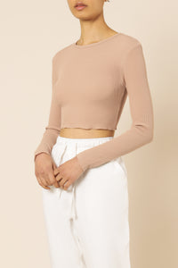 Nude Lucy cameron waffle long sleeve tee desert tees