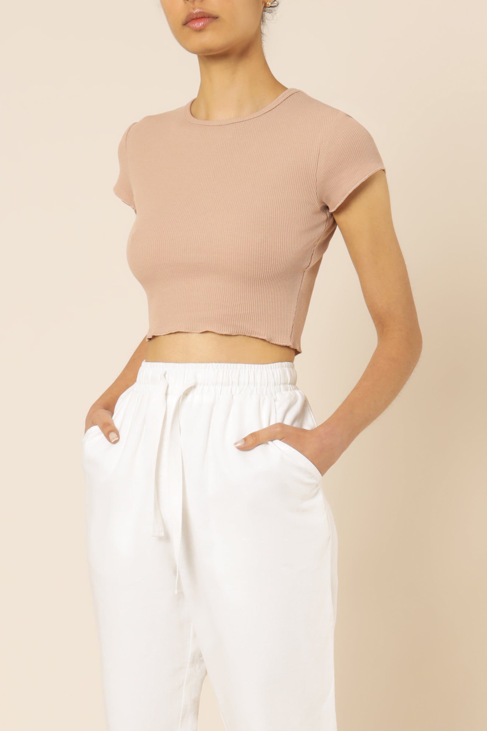Nude Lucy Cameron Waffle Tee Desert Tees 