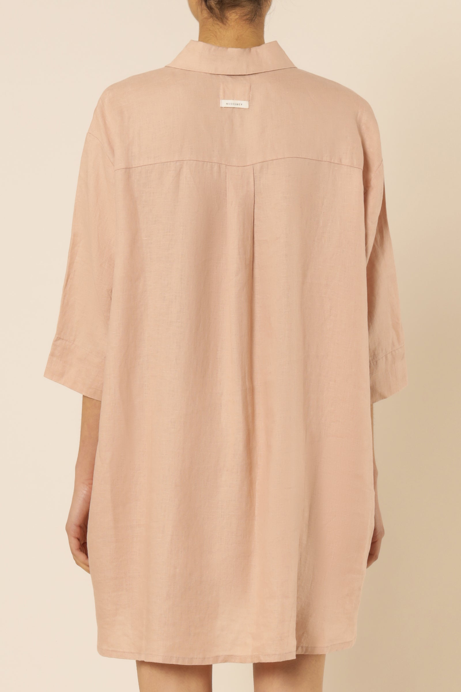 Nude Lucy Nude Lounge Longline Shirt Clay Shirt 