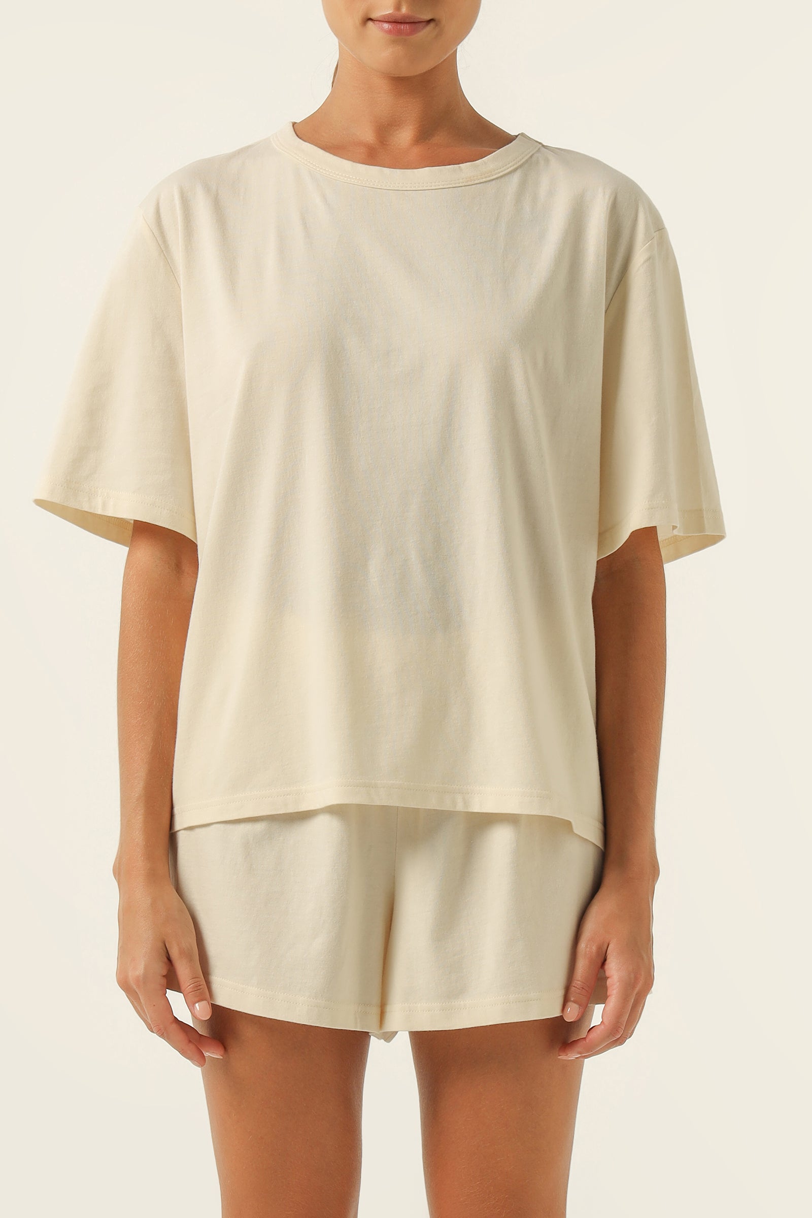 Nude Lucy Nude Lounge Jersey Tee in Nutmeg
