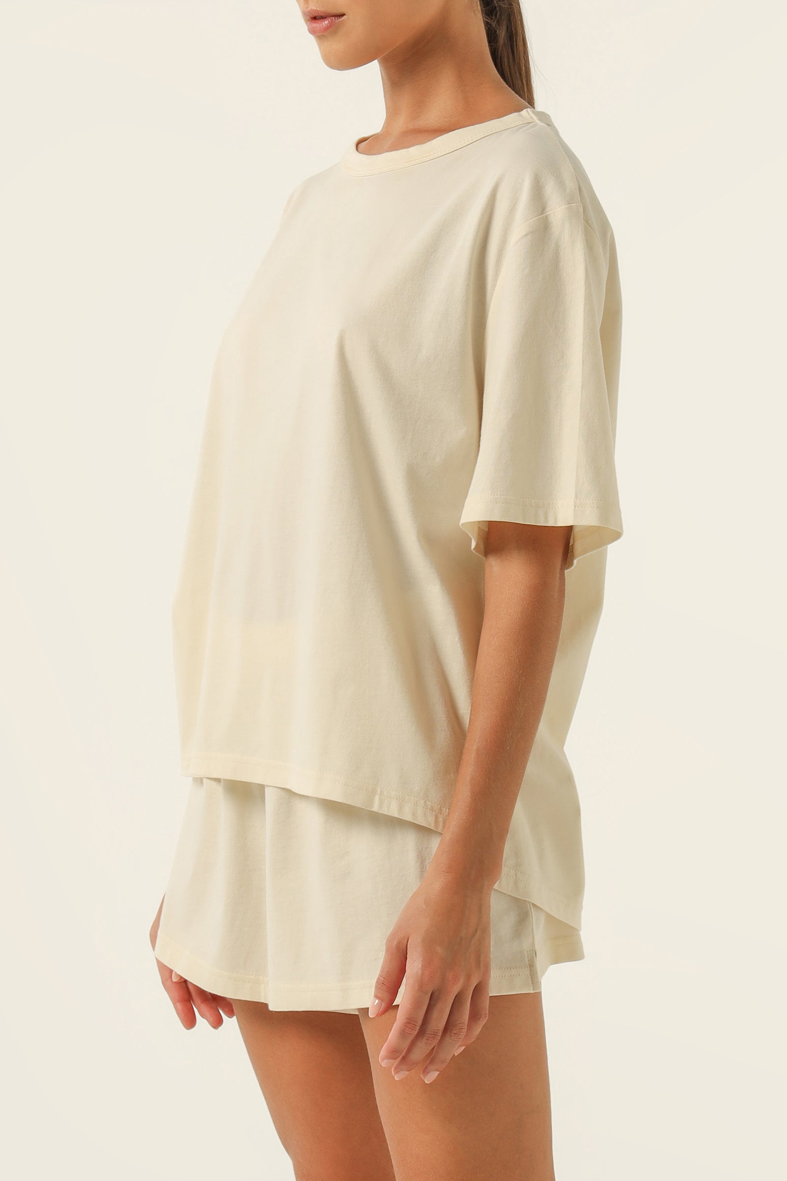 Nude Lucy Nude Lounge Jersey Tee in Nutmeg