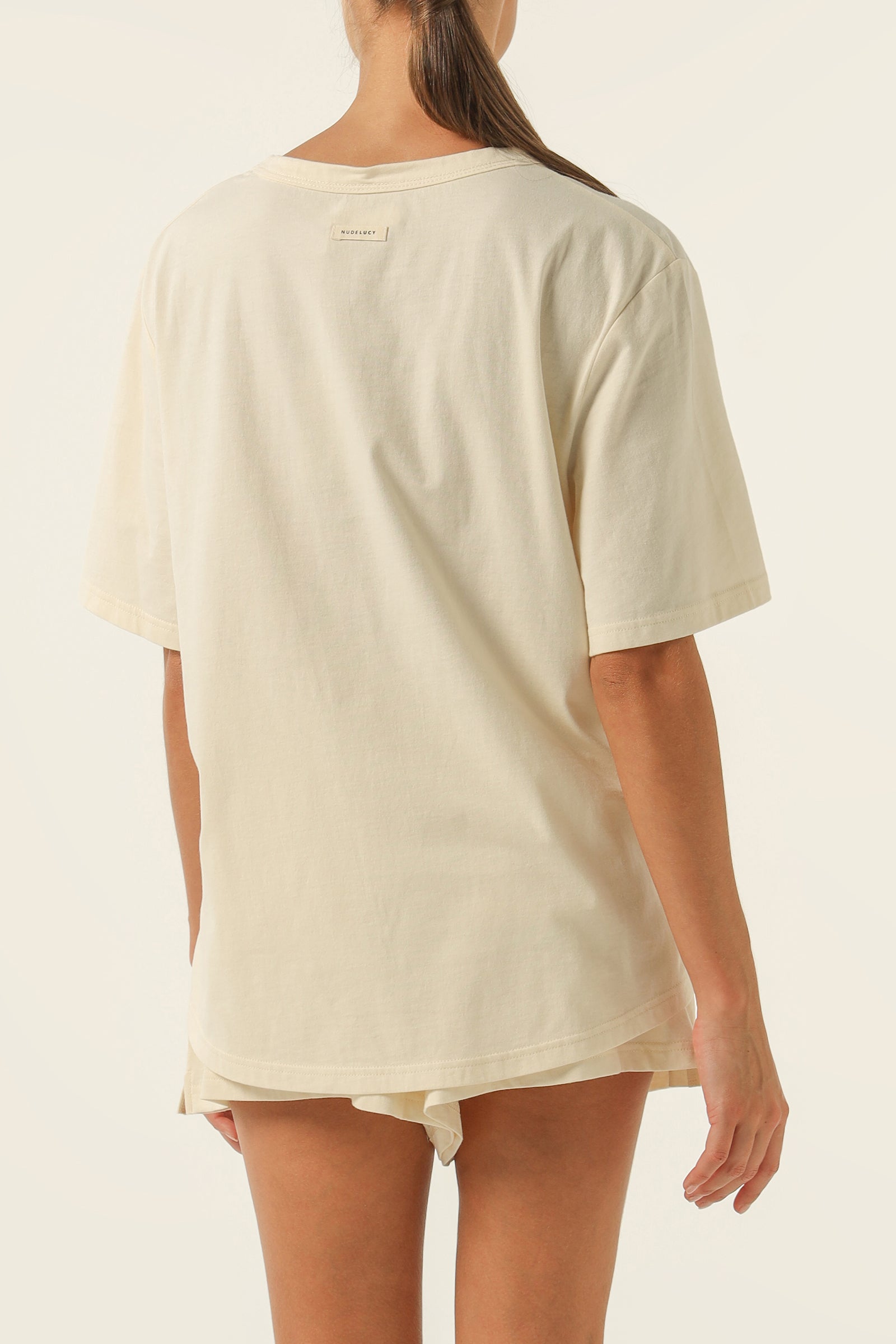 Nude Lucy Nude Lounge Jersey Tee in Nutmeg