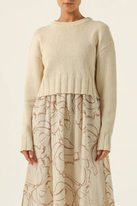 Nude Lucy Rory Knit Jumper in Nutmeg