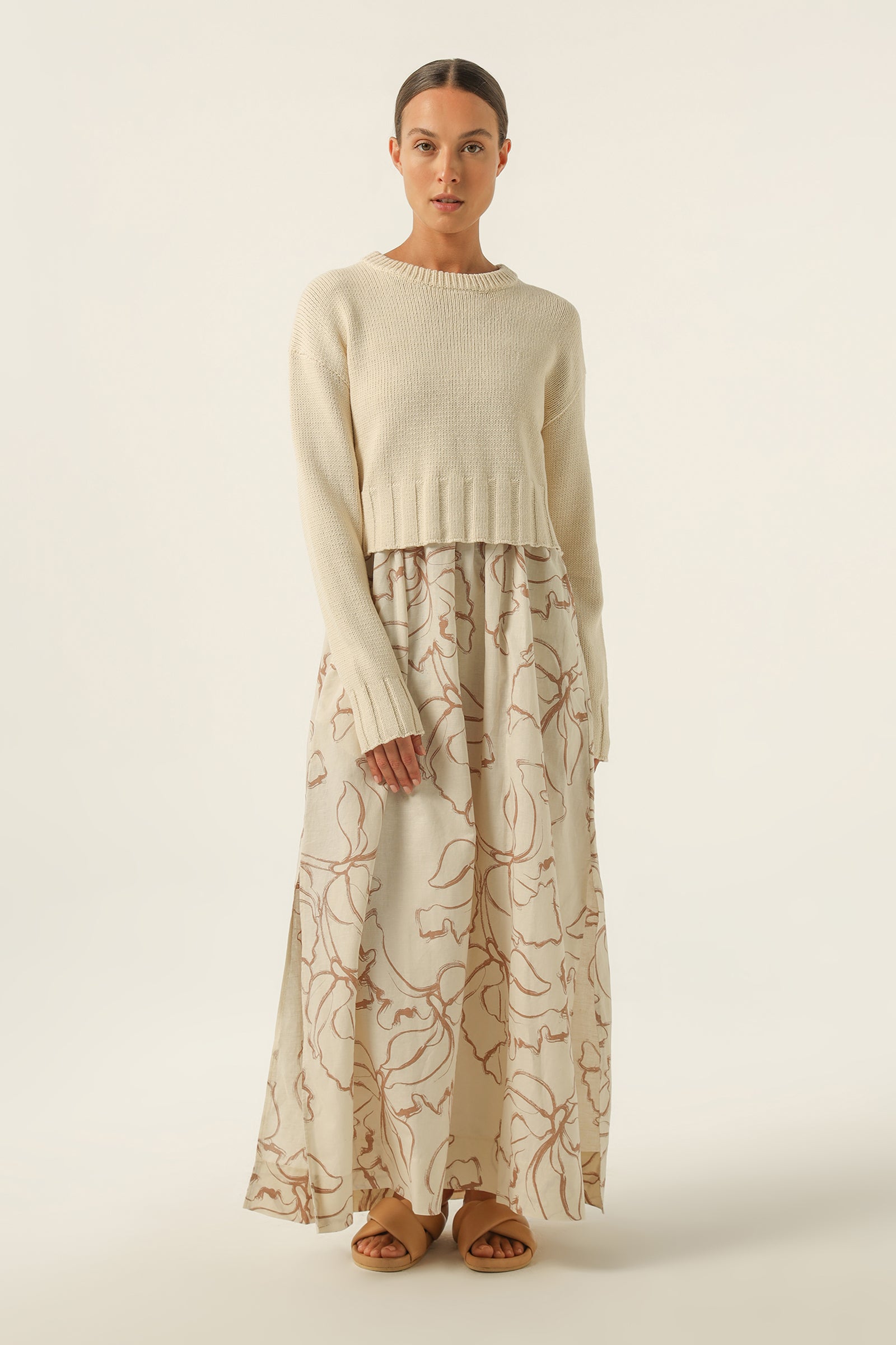 Nude Lucy Rory Knit Jumper In Nutmeg 