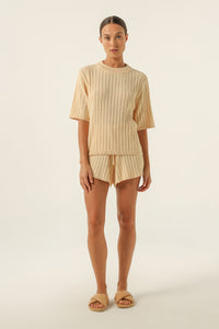 Nude Lucy Kimia Knit Short in Banana
