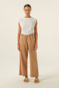 Nude Lucy Rowan Organic Drawstring Tank in White
