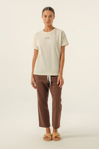 Nude Lucy Nude Organic Heritage Tee in Nutmeg