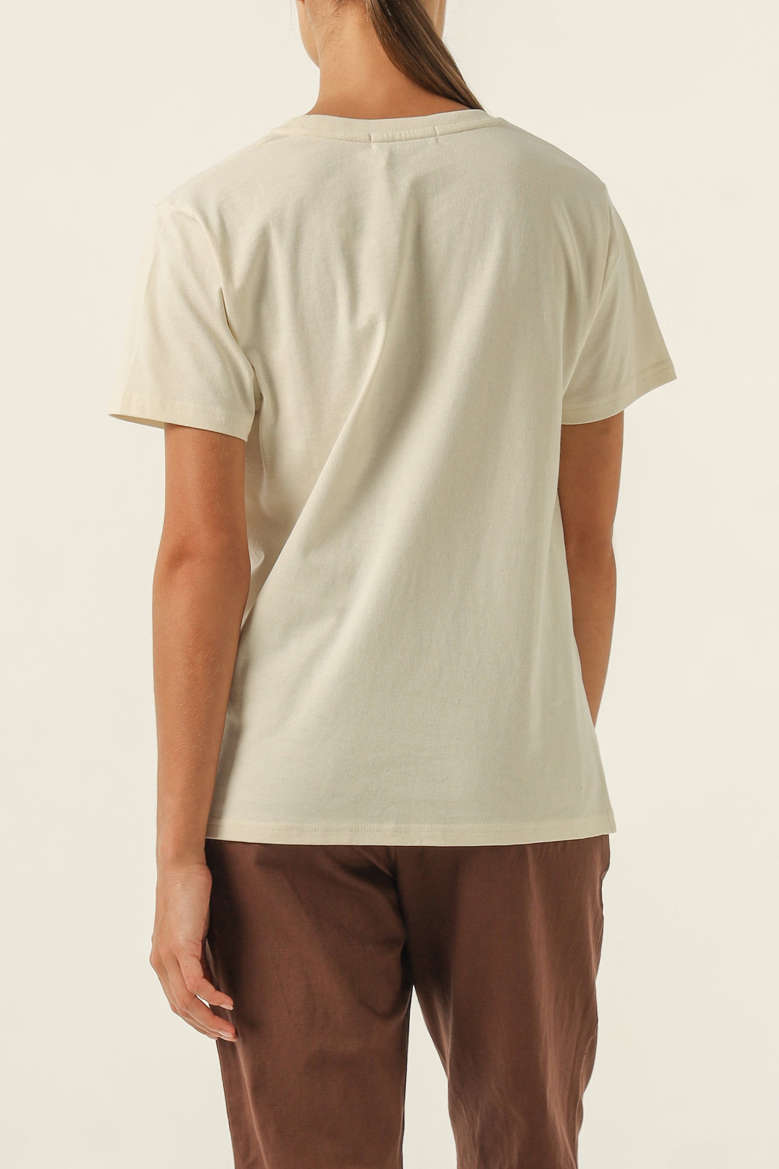 Nude Lucy Nude Organic Heritage Tee In Nutmeg 