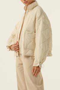 Nude Lucy Sloane Puffer Jacket in Nutmeg