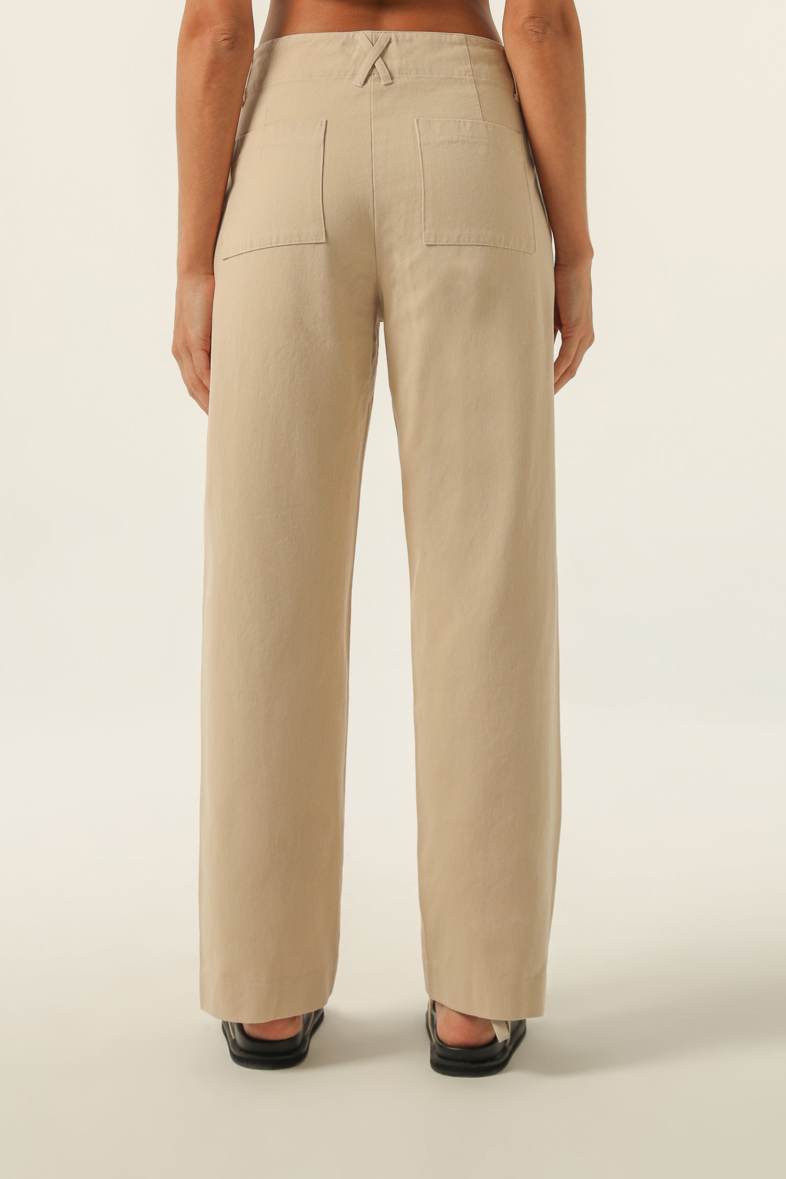 Nude Lucy Cooper Pant In A Yellow Sand Colour 