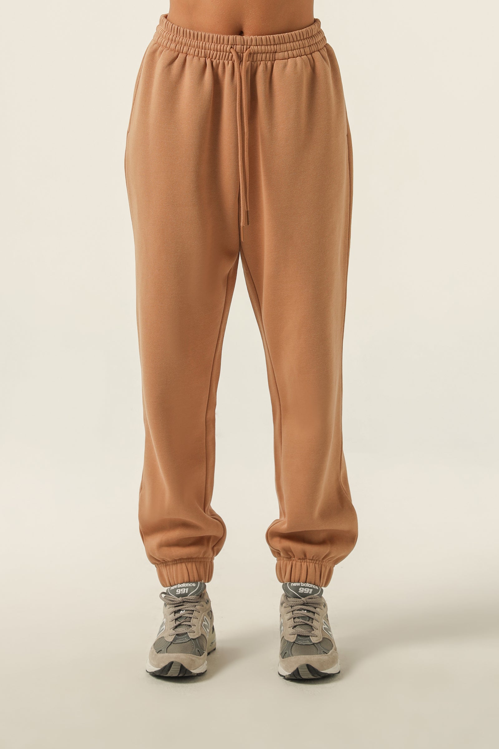 Nude Lucy Carter Curated Trackpant in a Brown Coffee Colour