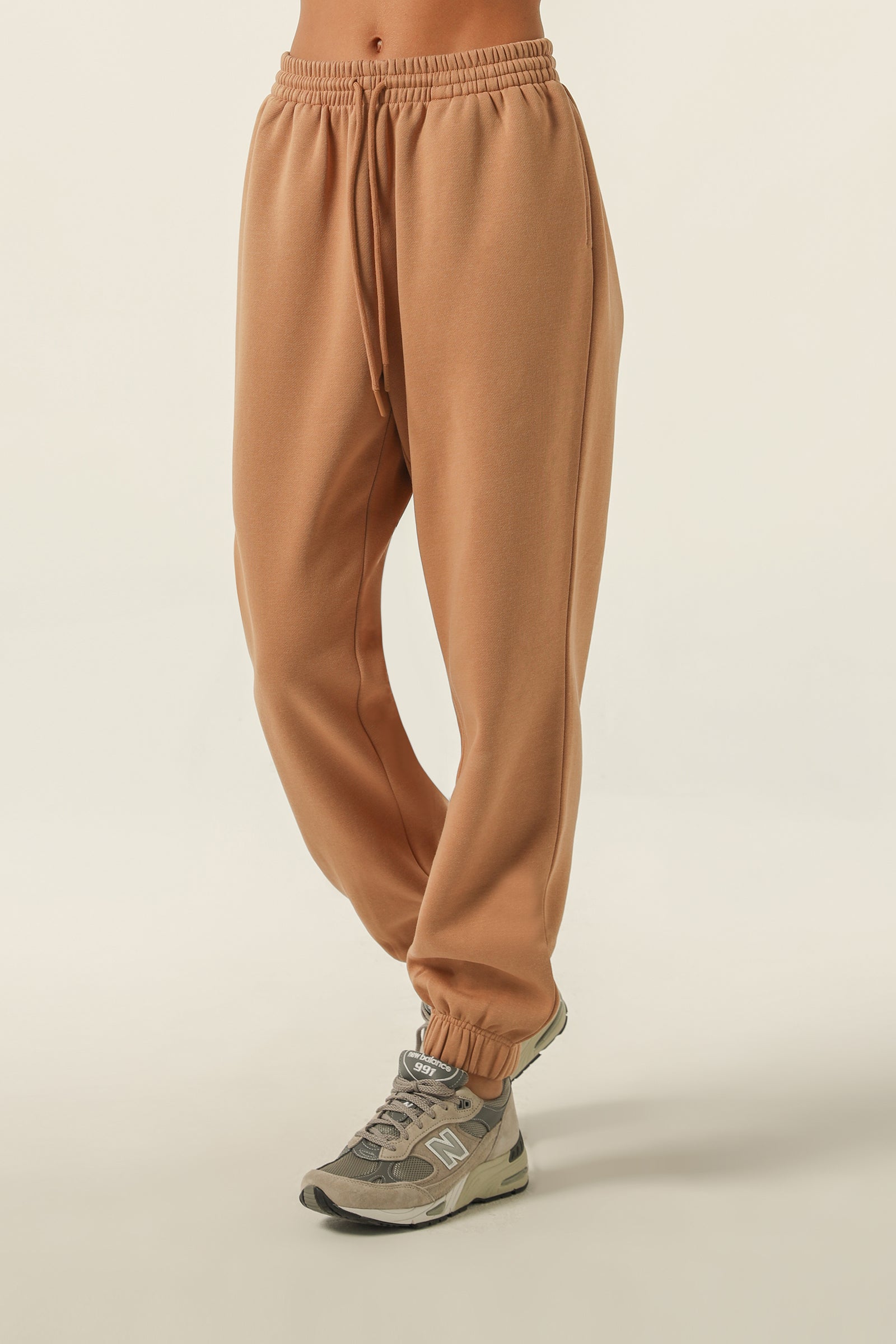 Nude Lucy Carter Curated Trackpant in a Brown Coffee Colour