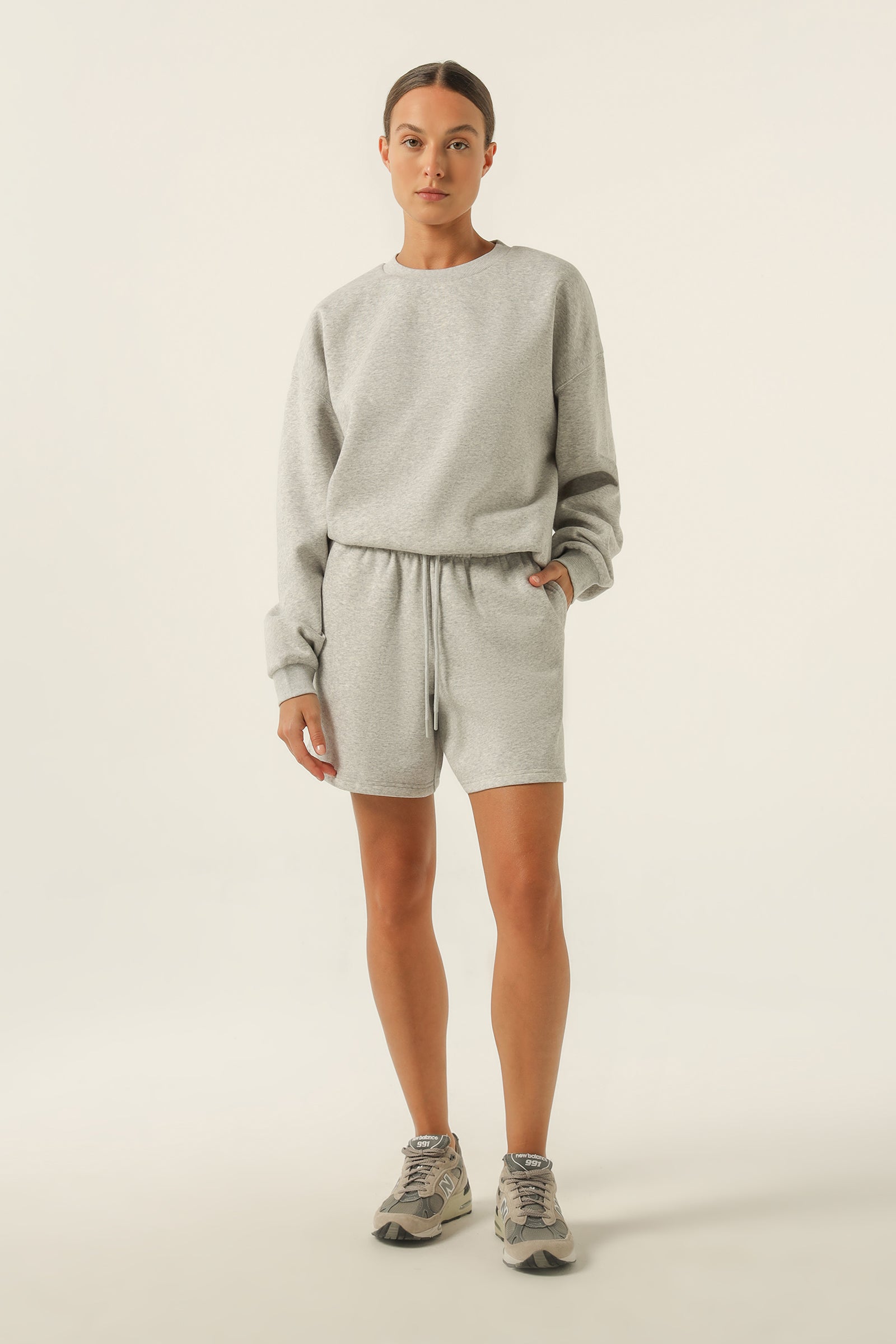Nude Lucy Carter Curated Short In Grey Marle 
