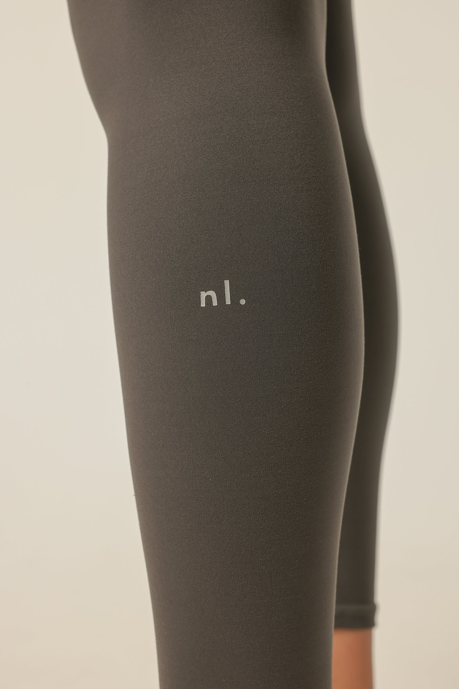 Nude Lucy Nude Active Tights In A Dark Grey In A Brown Coal Colour 
