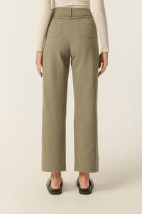 Nude Lucy Cooper Pant In a Green Willow Colour