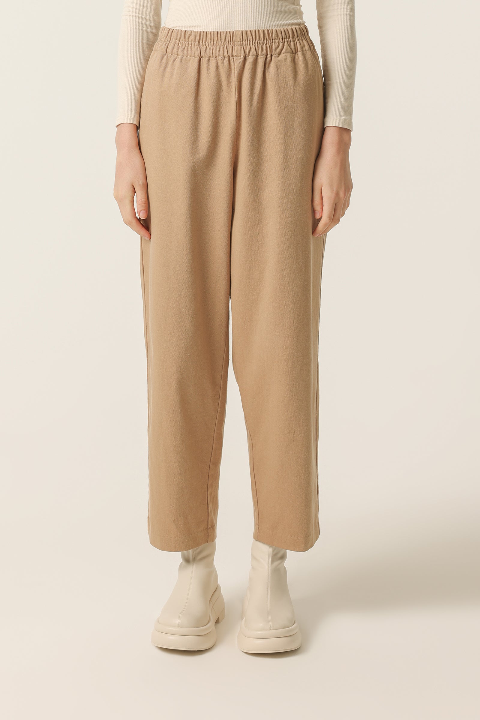 Nude Lucy Denver Pant In a Beige Sepia Colour