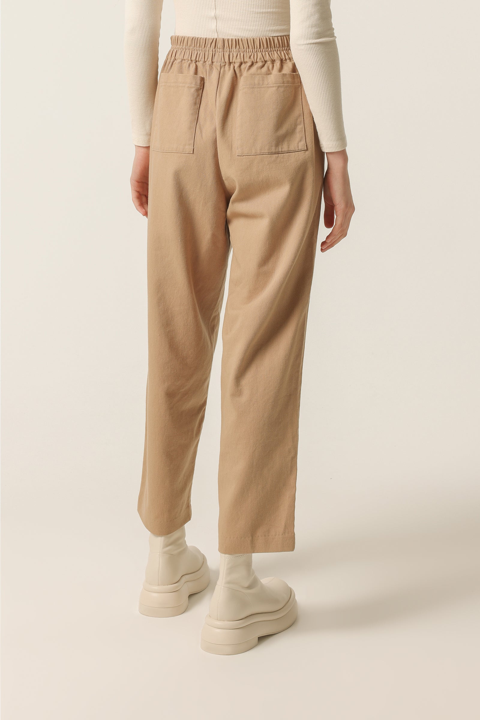 Nude Lucy Denver Pant In a Beige Sepia Colour