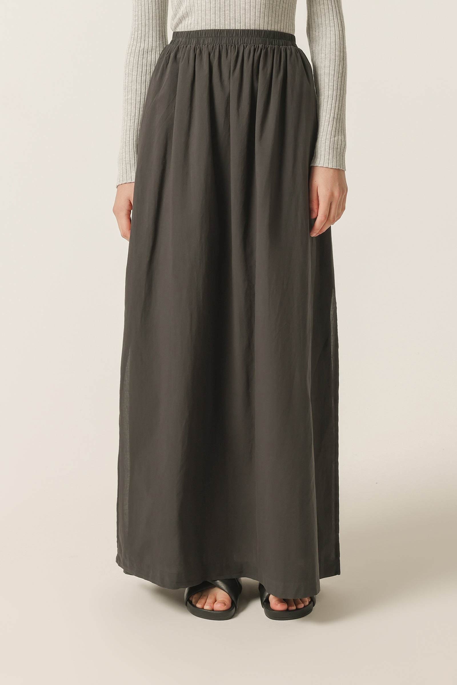 Nude Lucy Hudson Maxi Skirt Washed In Black 