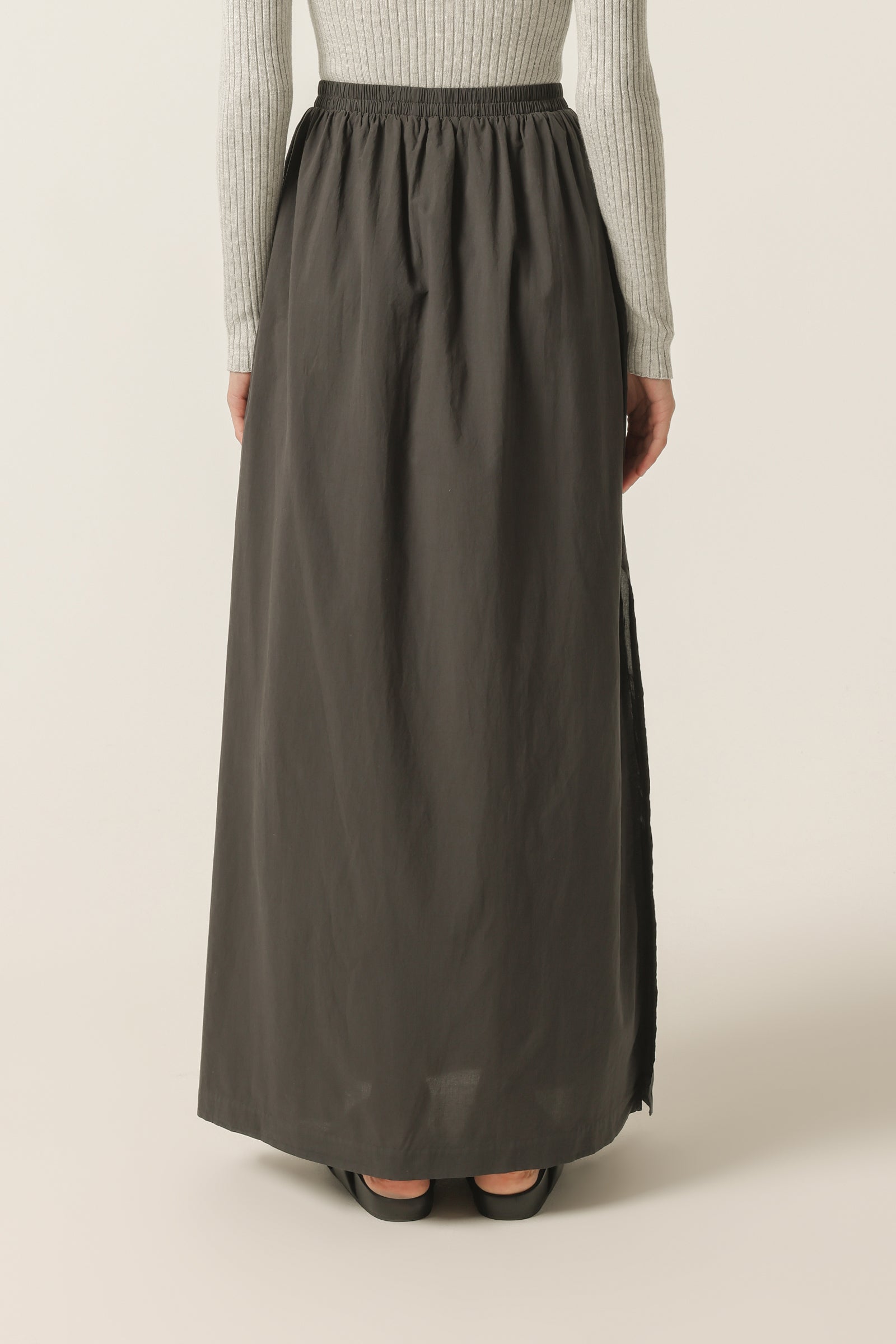 Nude Lucy Hudson Maxi Skirt Washed In Black 