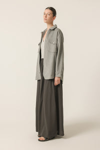 Nude Lucy Carson Wool Jacket In Grey Marle