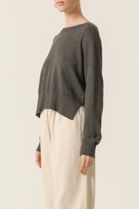 Nude Lucy Taryn Knit in CharIn a Brown Coal Colour