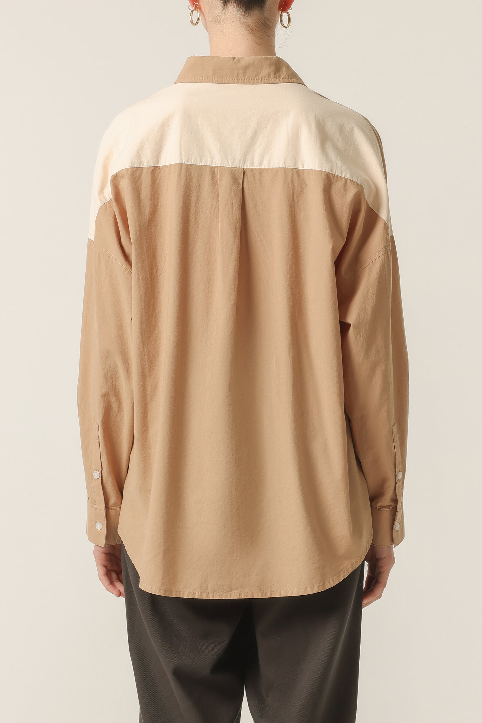 Nude Lucy Finn Shirt In A Beige Sepia Colour 