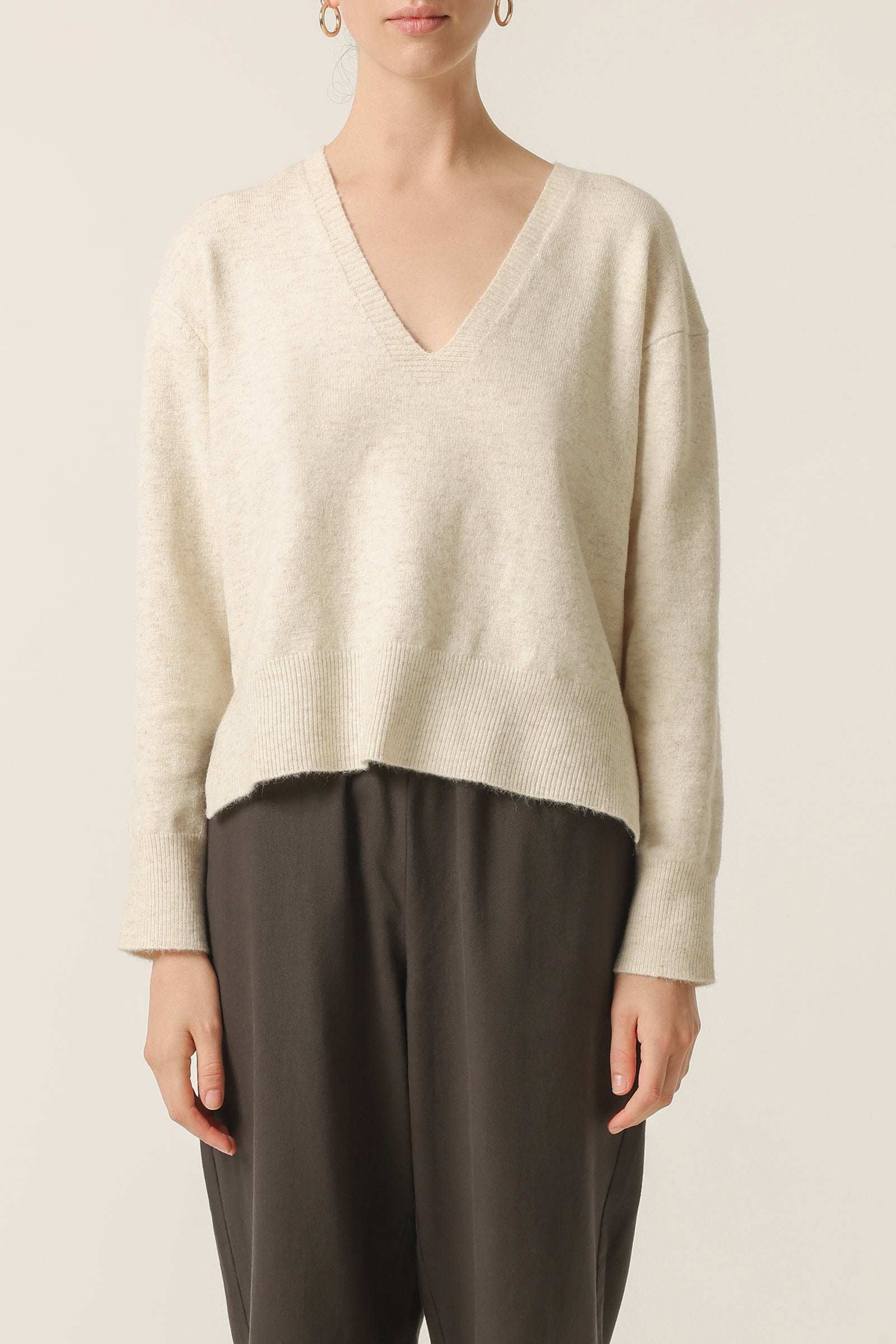 Nude Lucy Laice Knit In White Cloud 