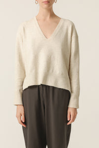 Nude Lucy Laice Knit in White Cloud
