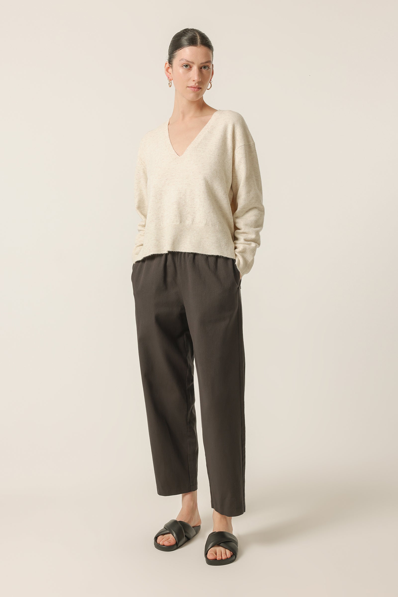 Nude Lucy Laice Knit In White Cloud 