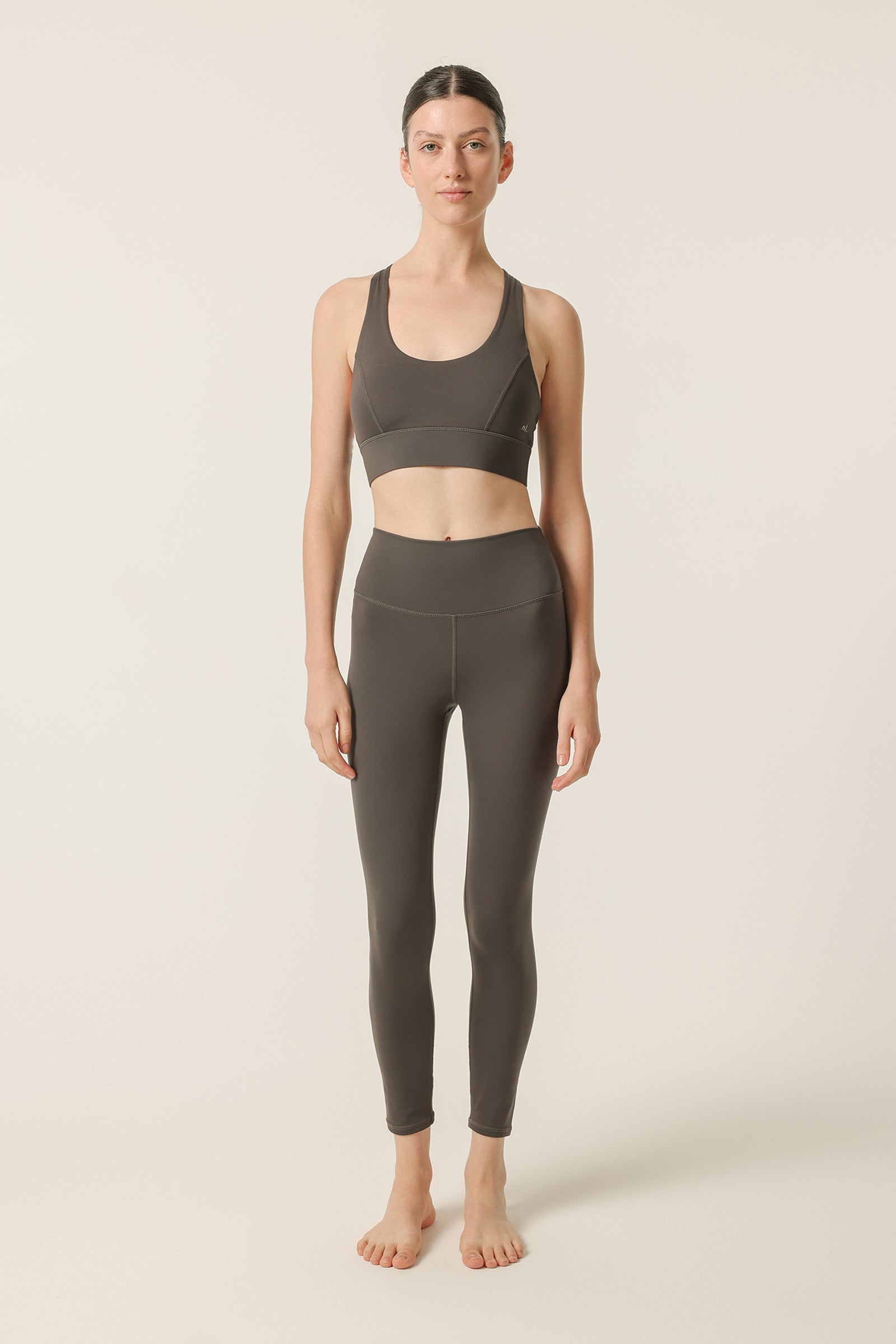 Shop Nude Active 7/8 Tights in Coal
