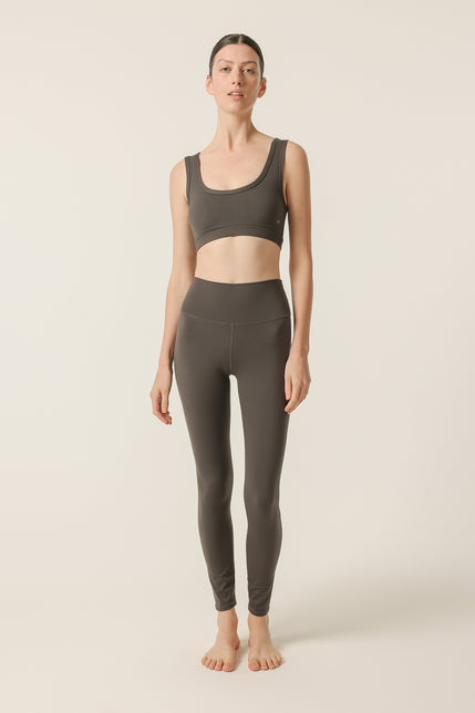 NUDE ACTIVE FULL LENGTH TIGHTS-Coal