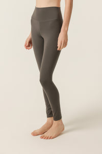 Nude Lucy Nude Active Full Length Tights in a Dark Grey In a Brown Coal Colour