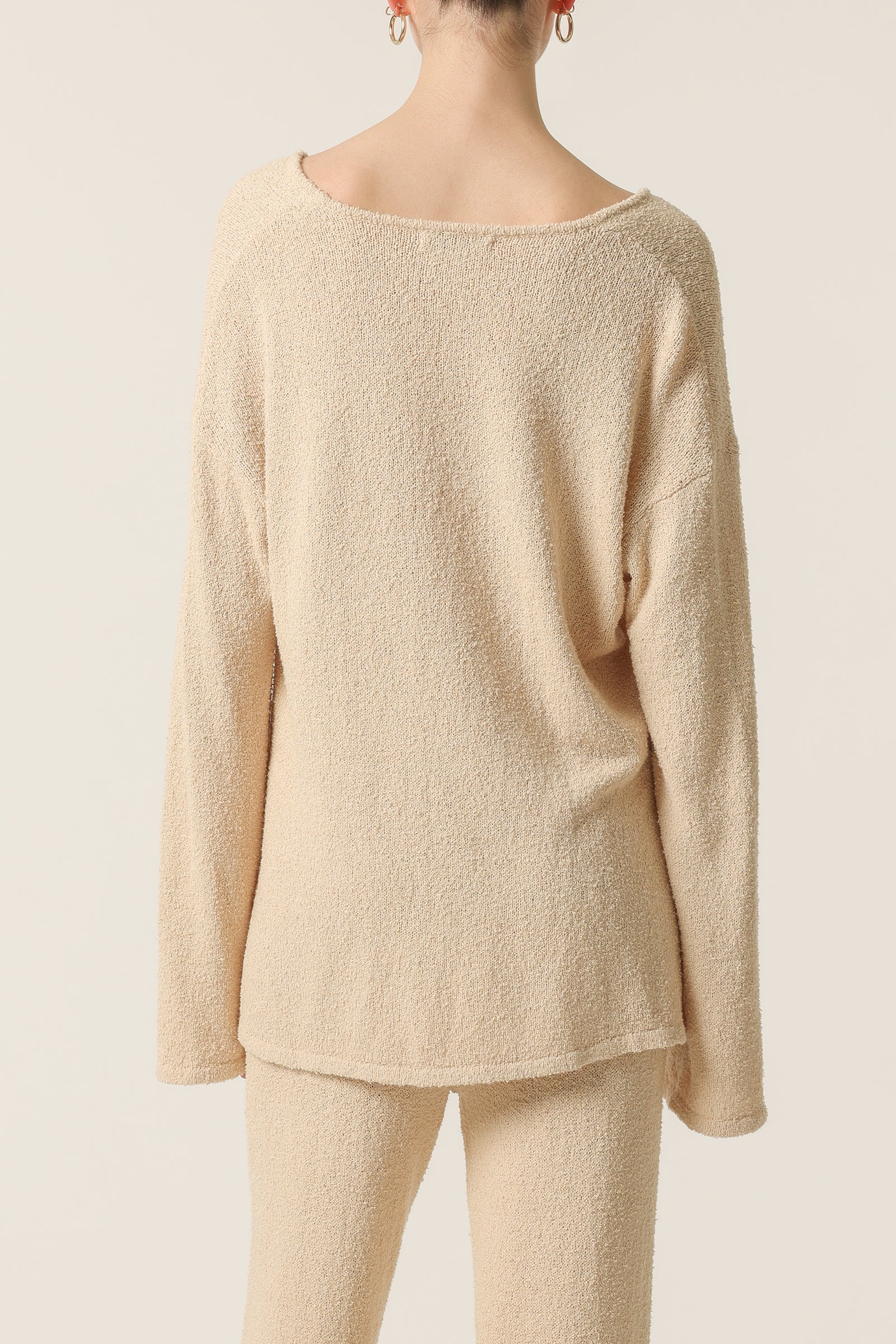 Nude Lucy Blaine Knit Top in White Cloud