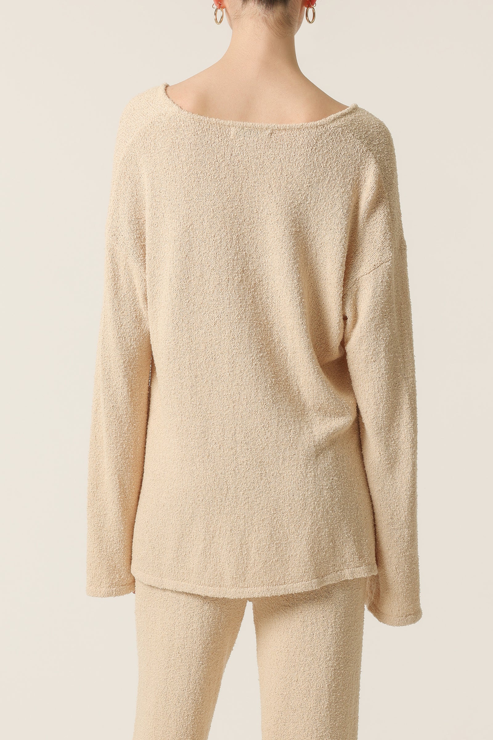 Nude Lucy Blaine Knit Top In White Cloud 