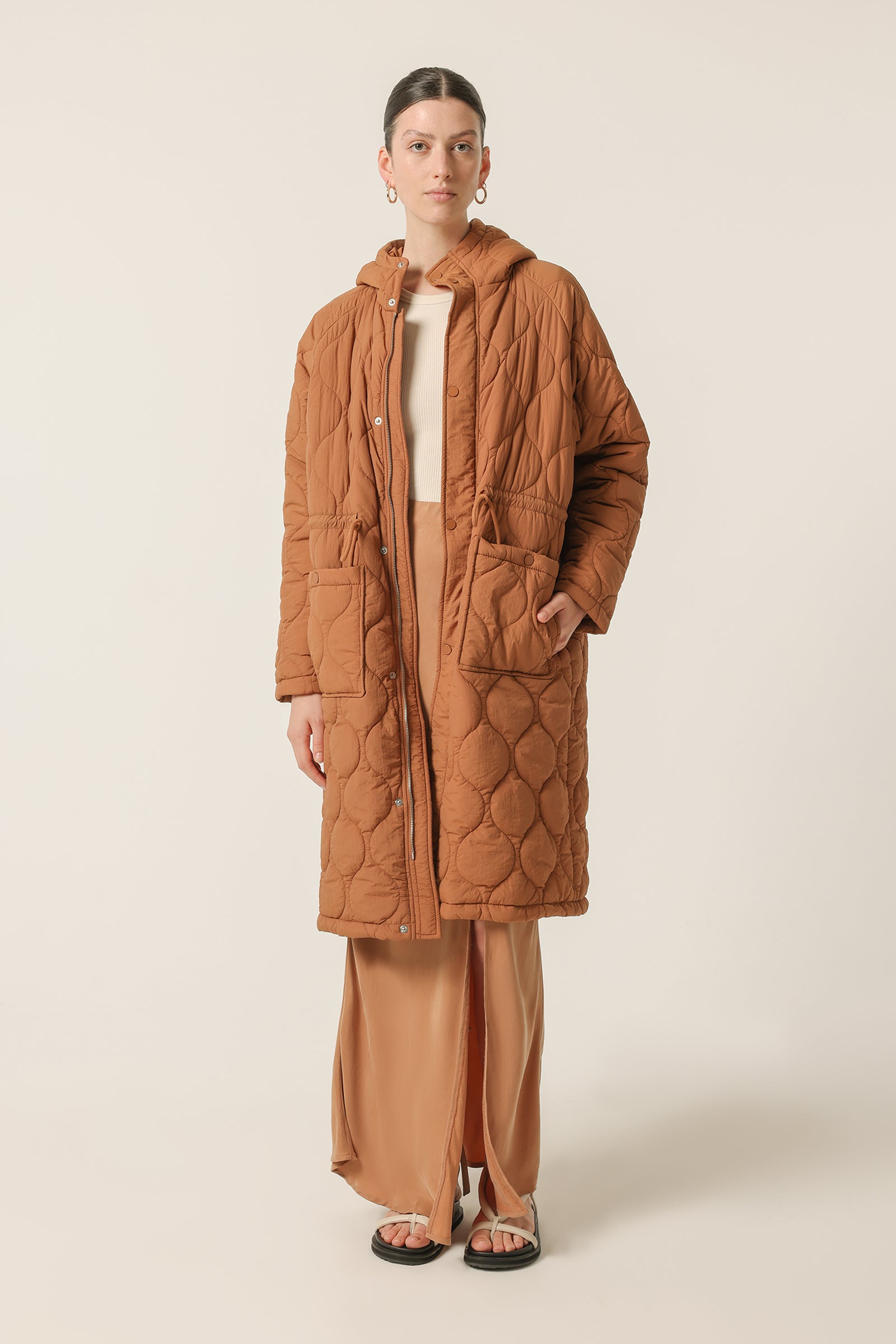 Nude Lucy Jerome Parka in Maple