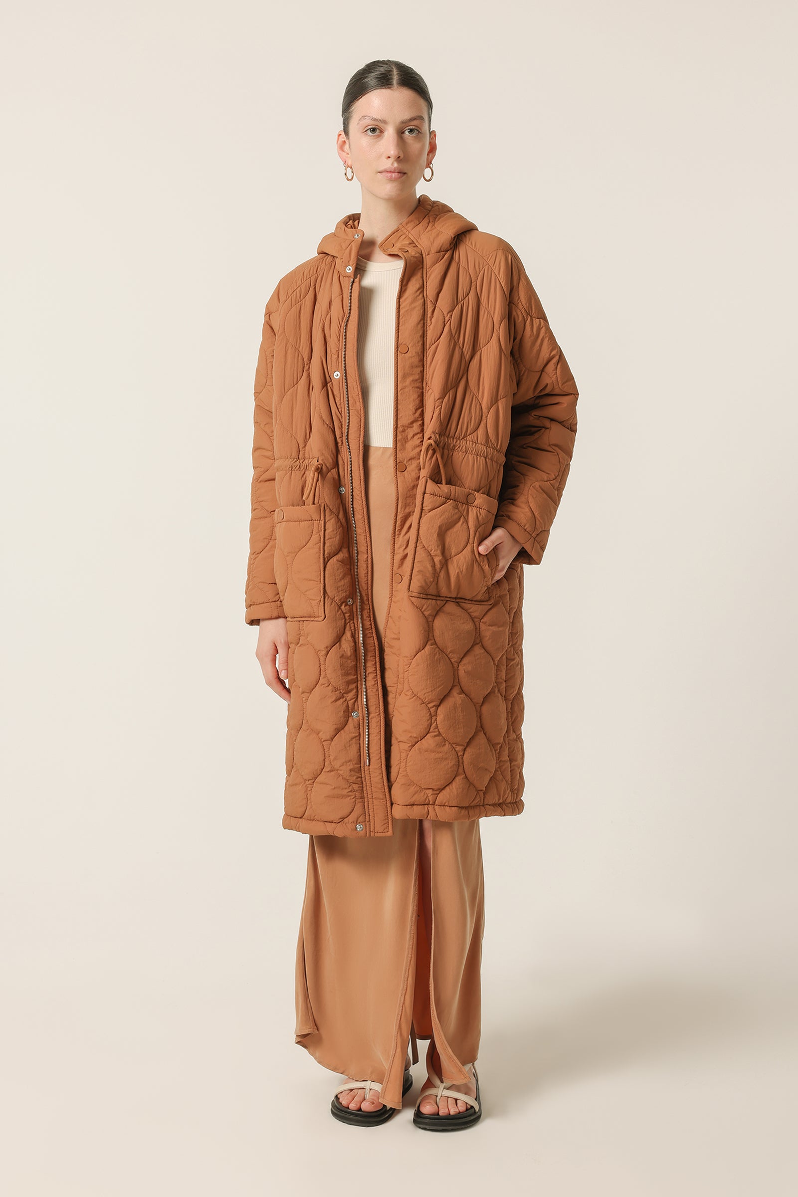 Nude Lucy Jerome Parka In Maple 