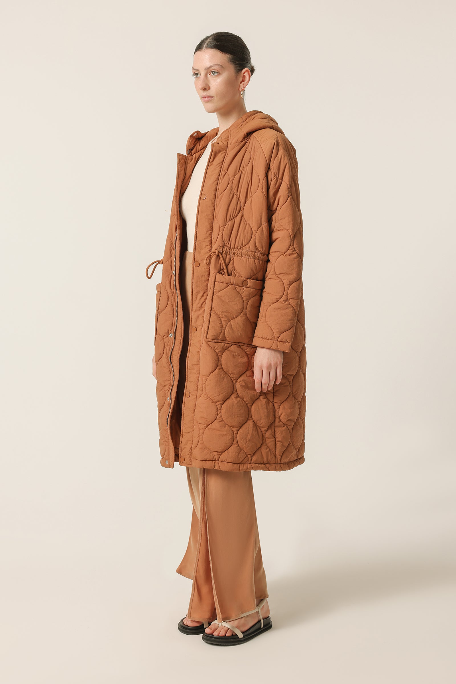 Nude Lucy Jerome Parka In Maple 