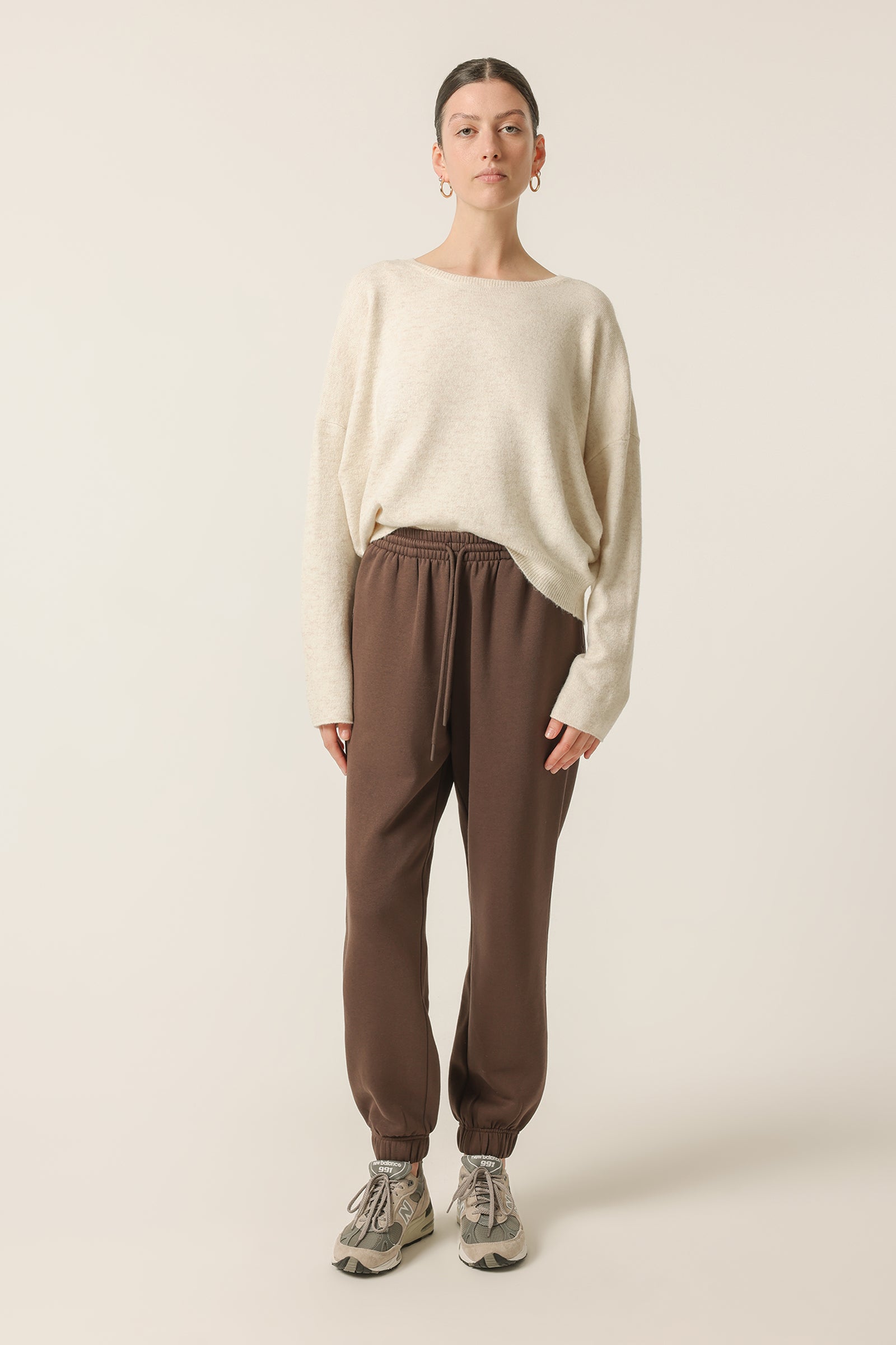 Nude Lucy Easton Knit in White Cloud