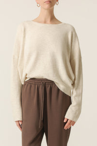 Nude Lucy Easton Knit in White Cloud