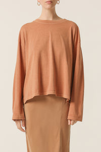 Nude Lucy Spence Organic Washed Tee in Maple