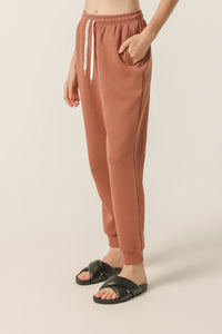Nude Lucy Carter Classic Trackpant in a Light Brown Brandy Colour