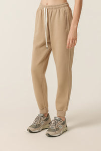 Nude Lucy Carter Classic Trackpant In a Beige Sepia Colour