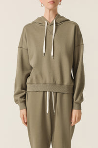 Nude Lucy Carter Classic Hoodie In a Green Willow Colour