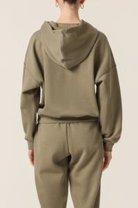 Nude Lucy Carter Classic Hoodie In a Green Willow Colour