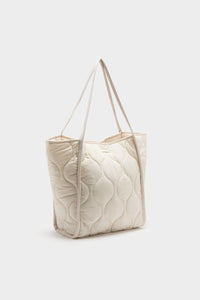 Nude Lucy Nude Puffer Tote in Nutmeg