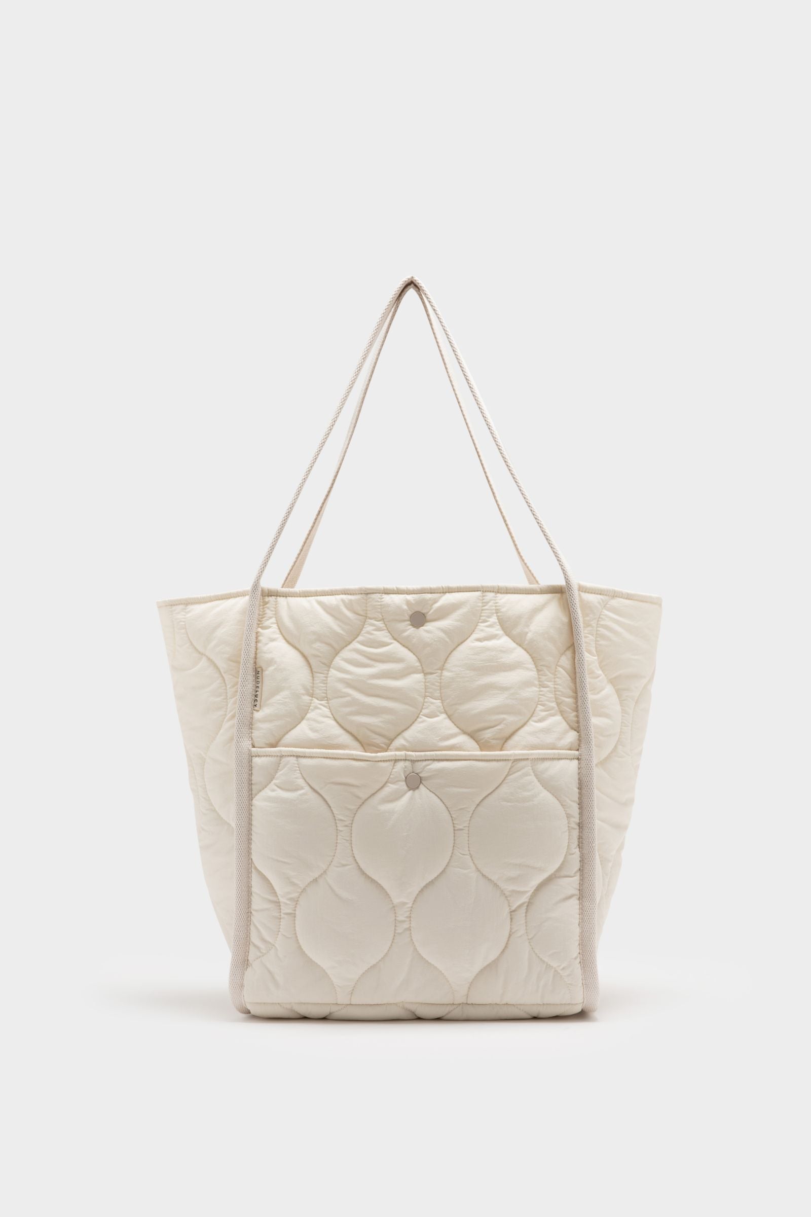 Nude Lucy Nude Puffer Tote In Nutmeg 