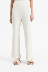 Nude Lucy Lounge Rib Culotte Cream in Marle