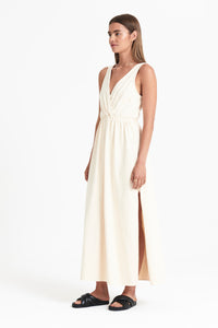 Nude Lucy Fes Maxi Dress in White Cloud